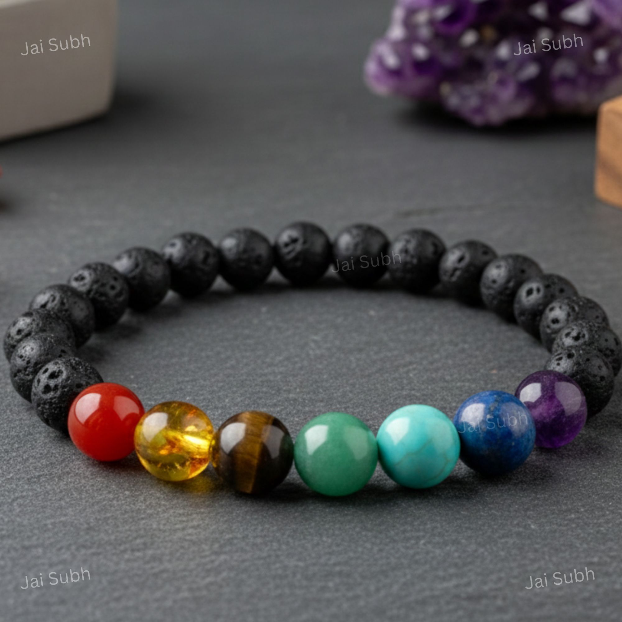 7 Chakra Crystal Bracelet