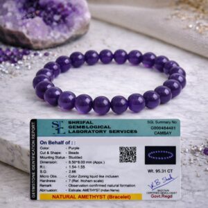 Amethyst Crystal Bracelet