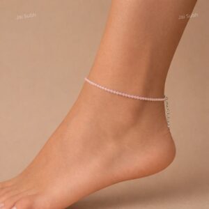 Rose Quartz Anklet