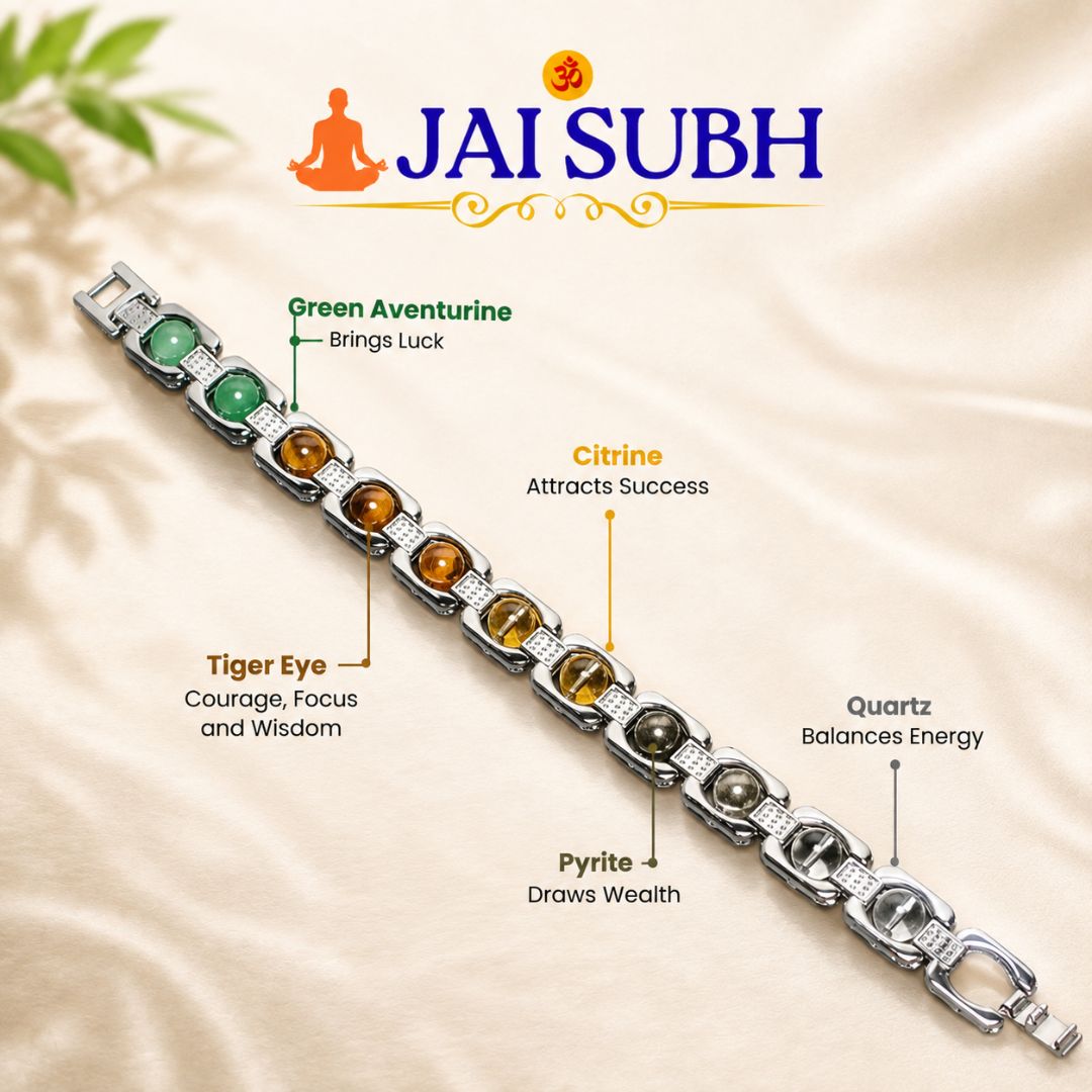 Metal Dhan Yog Bracelet – Silver for Wealth & Prosperity - Image 3