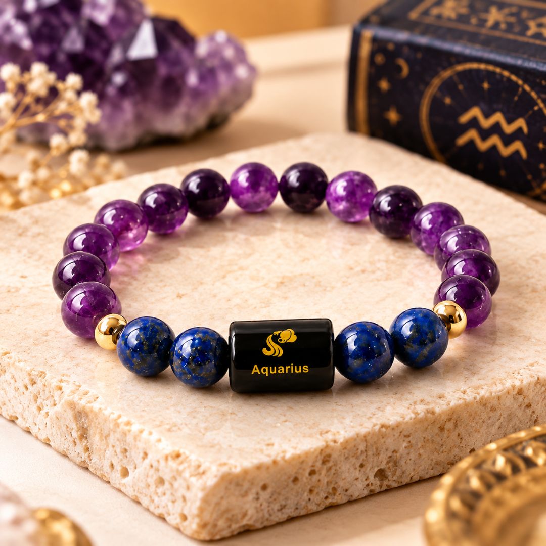 Aquarius Zodiac Bracelet