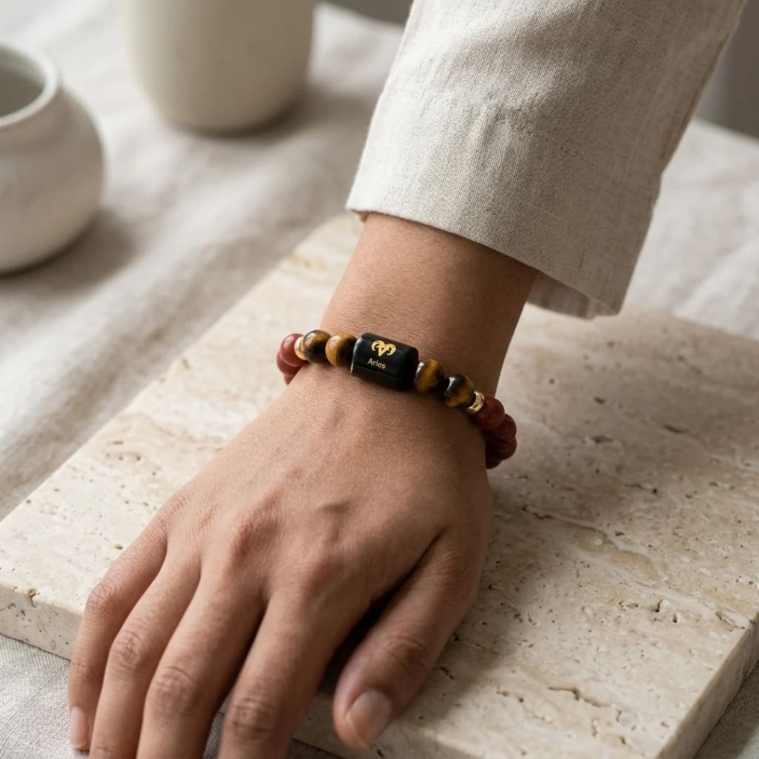 Aries (Mesha) Zodiac Bracelet - Image 2