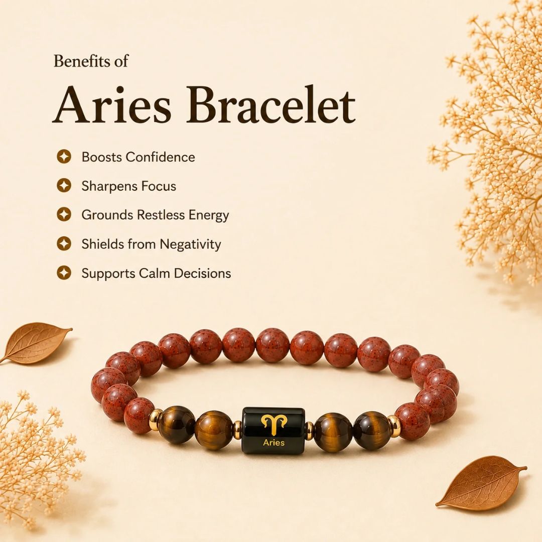 Aries (Mesha) Zodiac Bracelet - Image 3
