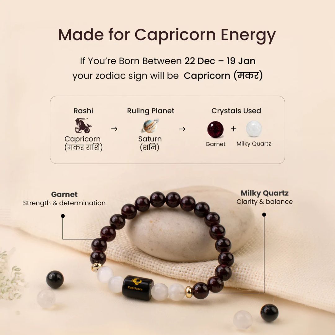 Capricorn (Makara) Zodiac Bracelet - Image 4