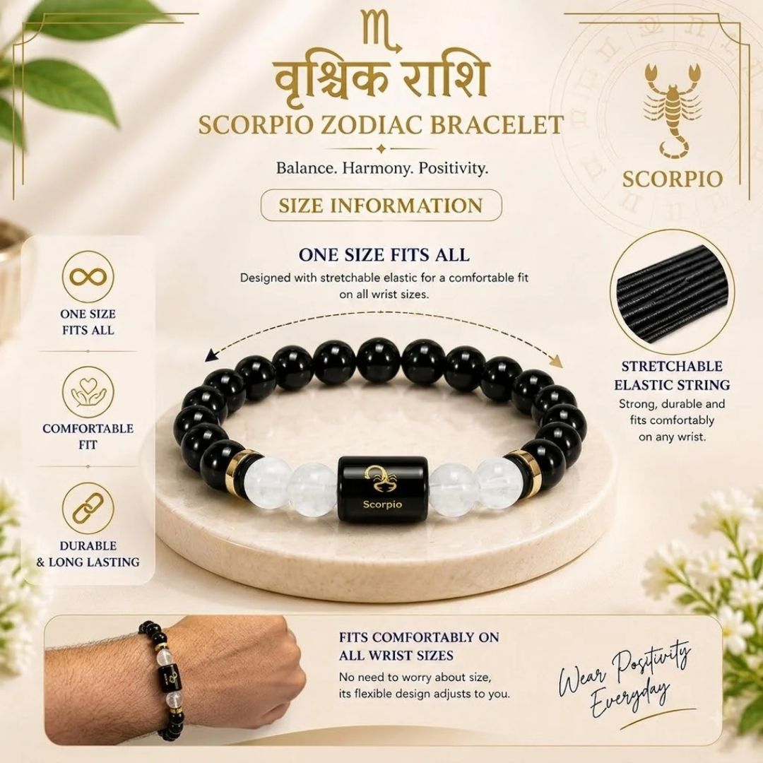Scorpio (Vrishchika) Zodiac Bracelet - Image 2