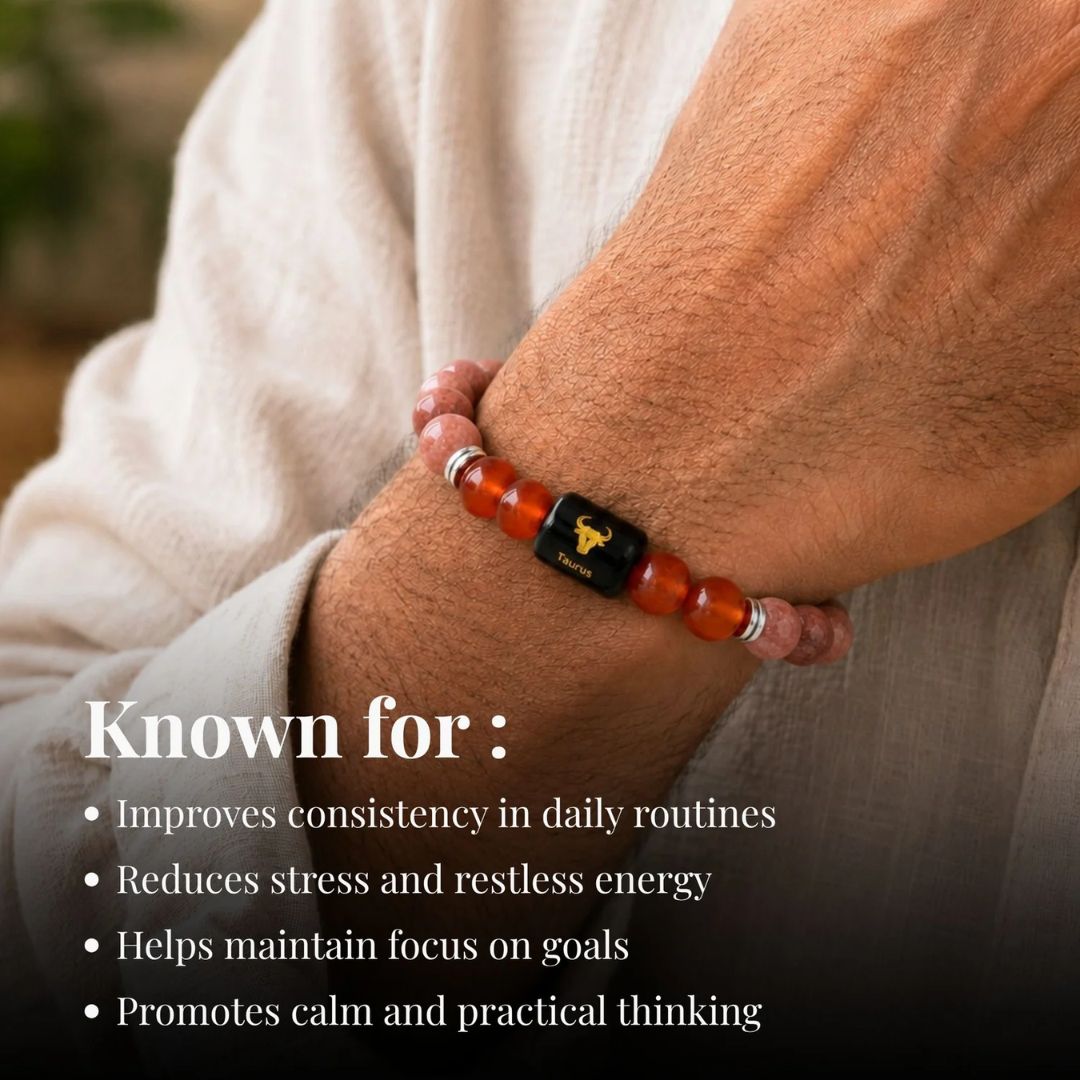 Taurus (Vrishabha) Zodiac Bracelet - Image 2